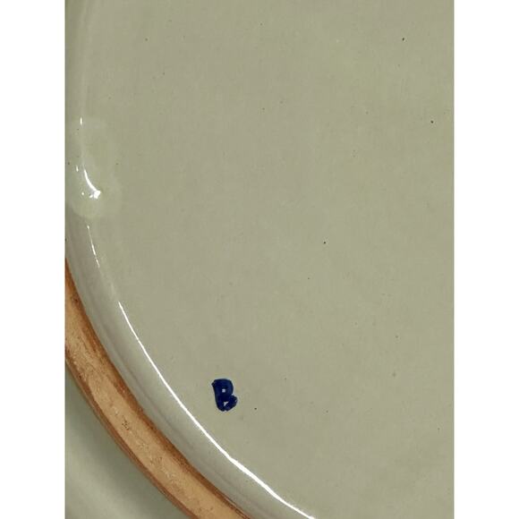 Talavera Puebla Pottery Mexico Cobalt Blue White 12" Charger Plate-Design D - Picture 8 of 8